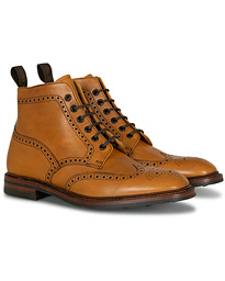  Burford Dainite Brogue Boot Tan Burnished Calf