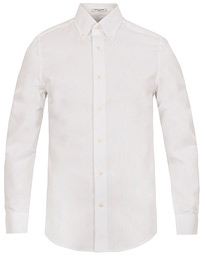 The Pinpoint Oxford Fitted Body Shirt White