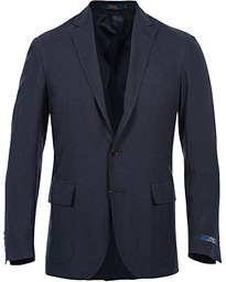  Clothing Morgan Linen Blazer Navy