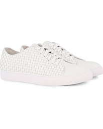  Yngve 01 Woven Sneaker White