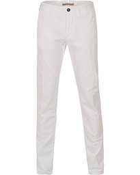  Slim Fit Stretch Slacks White