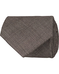  Wool Roll Edge Tipping 8 cm Tie Grey