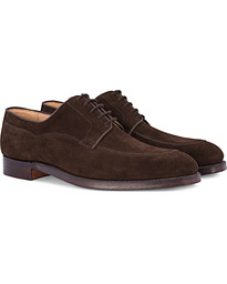  MTO Langdon Split Toe Derby Dark Brown Suede