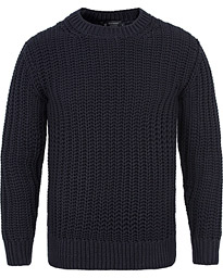  Chunky Rib Crew Neck Navy