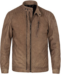  Leigham Suede Jacket Light Brown