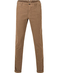  Slim Fit Garment Dyed Washed Chino Brown