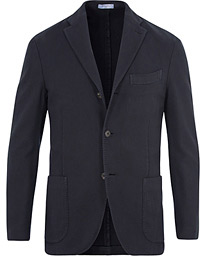  Herringbone Wool K Jacket Blazer Dark Blue