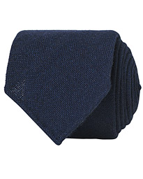  Cashmere 8 cm Tie Navy