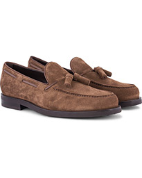  Pantofola Tassel Loafer Light Brown Suede