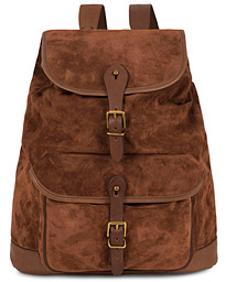  Suede Backpack Brown