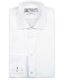  Slim Fit Poplin Shirt White