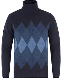  Argyle Rollneck Navy