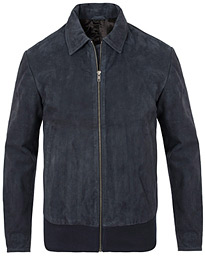  Chaz Suede Jacket Navy