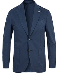  Jack Regular Cotton/Linen Blazer Blue