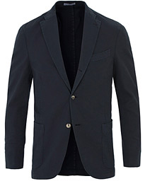  K Jacket Stretch Cotton Blazer Dark Blue