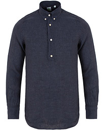  Miami Popover Linen Shirt Navy