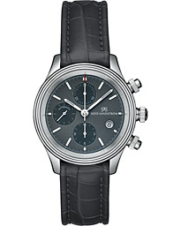  Royal Steel Chronograph Grey and Grey Alligator 42 mm