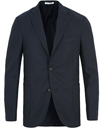  K Jacket  Patch Pocket Wool Blazer Navy