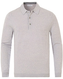  Lux Merino Polo Grey Melange