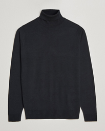  Cherwell Extra Fine Merino Rollneck Black