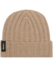  Ribbed Wool Beanie Sand