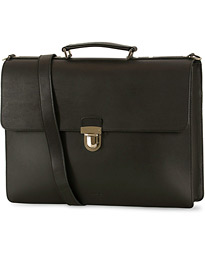  Jan Leather Briefcase Black