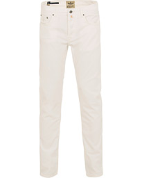 James Texture 5-Pocket Trousers Off White