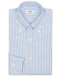  Culto Slim Fit Button Down Stripe Shirt Light Blue