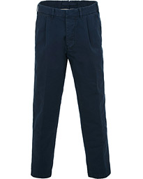  Santiago Pleated Slacks Navy