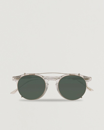  Pleat Clip On Sunglasses  Transparent