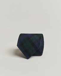  Silk Fine Grenadine Handrolled 8 cm Tie Blackwatch