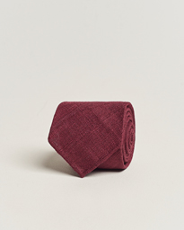  Tussah Silk Handrolled 8 cm Tie Plum