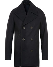  Wool Melton Peacoat Midnight