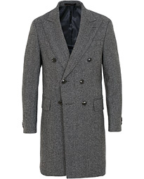  Saul Wool/Cashmere Double Breasted Coat Grey
