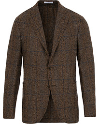  K Jacket Wool Glencheck Blazer Brown