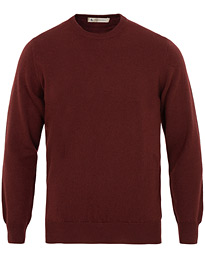  Cashmere Crew Neck Sweater Burgundy