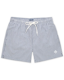  Seersucker Swim Shorts Persian Blue