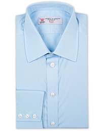  Regular Fit T&A Collar Poplin Shirt Light Blue