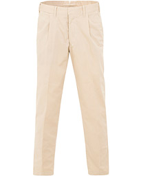  Santiago Pleated Cotton Chinos Khaki