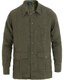  Linen Shacket Green