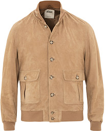  Valstarino Suede Jacket Light Brown