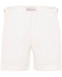  Bulldog Cotton Twill Shorts White