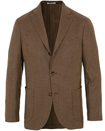  K Jacket Wool Hopsack Blazer Brown 