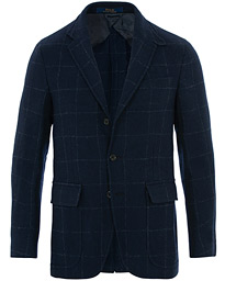  Harvard Check Blazer Navy US38 - EU48