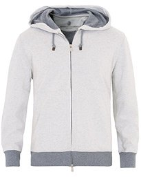  Super Light Cotton Full Zip Hoodie Light Beige