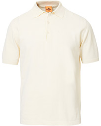 Organic Cotton Short Sleeve Polo Off White