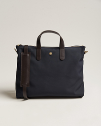  M/S Canvas Slim Brief Navy/Dark Brown