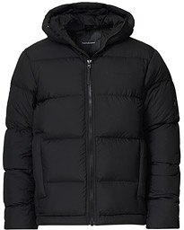  Rivel Down Hooded Jacket Black