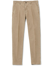  Regular Fit Garment Dyed Washed Slacks Beige