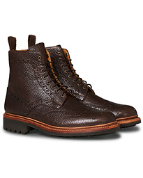  Fred Boot Dark Brown Grain